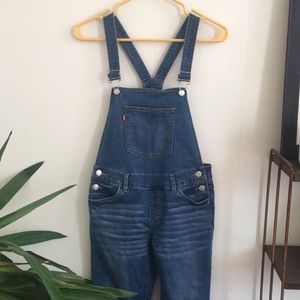 Levi’s Medium Wash Straight Leg Overalls 14 Reg